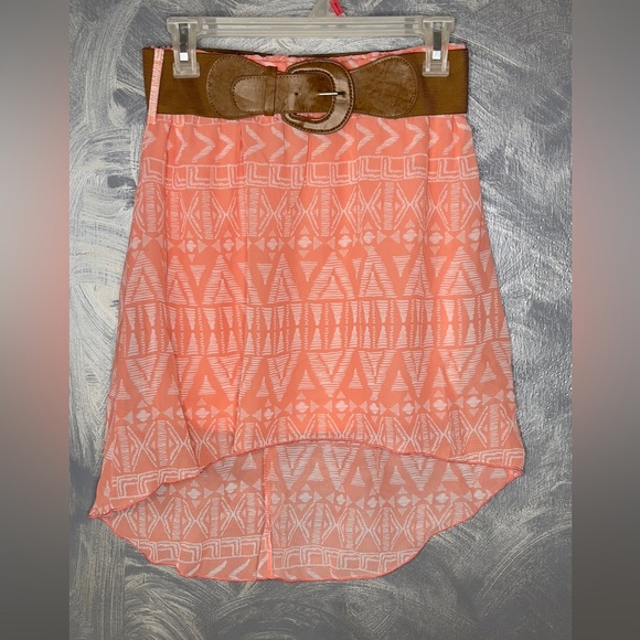 Rue21 Dresses & Skirts - RUE21 PEACH HI-LO SKIRT